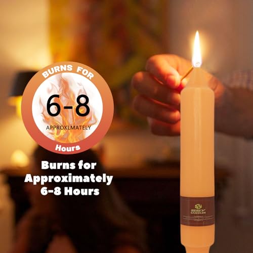 NJAO HOO Fall Short Taper Candle Orange 7 Inch Candlesticks Unscented Dripless Gradient Colored Tapered Candle Set for Home Dinner Party Halloween Decor, 4 Pack - color: Orange Gradient, size: 7 In