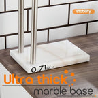 Free Standing Towel Rack Brushed Nickel 2-Tier Hand Towel Bars for Bathroom Vanity Countertop with Thicken Steady Marble Base, Stainless Steel AN7003BR - color: Brushed Nickel, size: 2-Bar