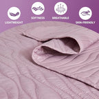 JYHOPE Olive Green Twin Quilt Set 68x90 Lightweight Microfabric Bedspread, 3-Piece Quilt Bedding with Pillow Shams, Summer Cooling Quilts, Ribbon Wrapped Gift - color: Wood Pattern-olive Green, size: Twin(68x90)