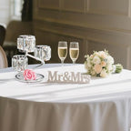 Metal 3 Arm Crystal Candle Holder - Tea Light Centerpiece Candle Holder, Votive Holder with Sparkling Crystal Bowl, Suitable for Wedding, Table Centerpiece, Home Decor (1, 3 arm-Silver) - size: 3 arm-Silver