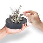 ArtCreativity Magnetic Moons & Stars Sculpture (Set of 2) - Desk Magnet Fidget Toys for Adults, Stress-Relief Office Decor, Stocking Stuffers & Educational Development Toys for Kids