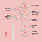 BOLSIUS 20 Count Unscented 10 Inch White Household Taper Candles - 8 Hours Burning Time - Premium European Quality - Smokeless Dripless Candlesticks - Perfect for Weddings, Parties, and Everyday Use - color: White, size: 20 Count