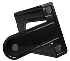 WENDIN 3 Pairs Bookends Metal Nonskid Bookends Economy Universal Book Ends Heavy Duty Bookshelves Organizer Office (Black-B)