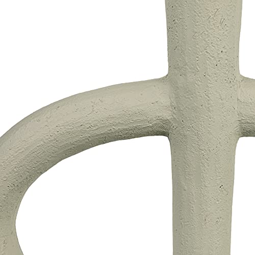 Modern Sculptural Taper Candle Holder, Ivory