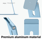 elago Premium iPad Magnetic Stand Designed for iPad Pro 12.9"(5th, 4th Gen), 11"(3rd, 2nd Gen), Air 10.9"(5th, 4th Gen), Mini 8.3"(6th Gen, A17 Pro), 10.9"(10th Gen) [Light Blue] - color: Light Blue