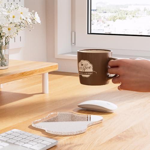 Acrylic Coaster Decorative Plates, Irregular Bar Drink Coaster,Perfect for Tabletop Protection and Accessories Display. - color: Star