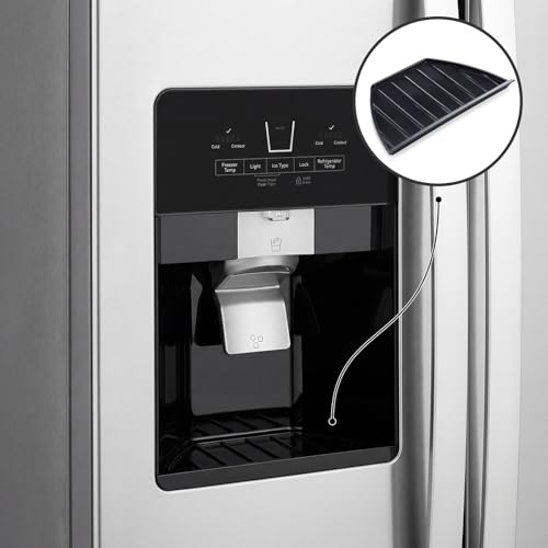 ABS Refrigerator Drip Catcher Tray for Refrigerators 4 x 9" Fridge Water Dispenser Drip Tray for Protects Water Spills and Maintain Hygiene Inside the Refrigerator