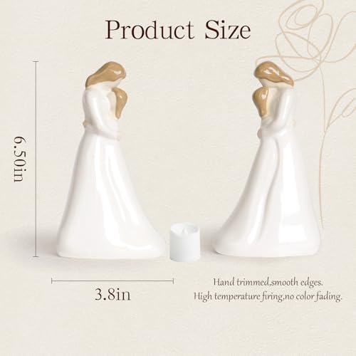 Gifts for Mom from Daughter, Daughter Gift from Mother, Mothers Day Birthday Gifts for Mom, Handmade Mother and Daughter Figurine - color: Sy0240