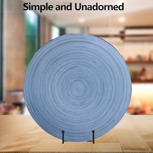 IBosins 5 Pack 12 Inch Plate Holder Display Stands, Large Metal Black Frame Stand for Picture, Book, Photo Easel, Creation, Collectibles - color: Black, size: 12 Inch