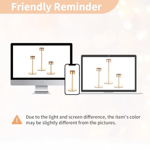 NUPTIO Hurricane Candle Holder for Candlestick: 6 Pcs Gold Taper Candlestick Holders - Tall Modern Candles Stick Decor with Cylinder Shape Cover for Dinner Table Centerpiece - color: Clear, size: 6pcs