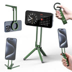 ULANZI MA30 Magnetic Phone Tripod Stand for iPhone - Aluminium Maglock Smartphone Mini Tripod Pocket Cell Phone Stand Strong Magnet Quick Mount Compatible with iPhone 17 16 15 14 13 12 Series, Green - color: Green