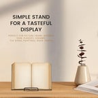 6 Pack 6 Inch Plate Stands for Display,Book Display Stand,Metal Plate Holder Display Stands,Small Easels for Display,Suitable for Books, Desktop Art, Images,Photos,and Collages - size: 6inch 6pack