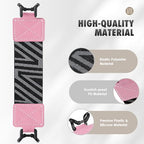 MoKo Security Hand-Strap for 9-11 Inch Tablet - iPad/Pro/iPad Air/Kindle Fire HD/Samsung/Lenovo, High-Elasticity Versatile Hand Strap Lightweight Finger Grip Holder, Pink - color: Pink, style: Patterned Strap