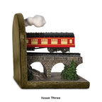 The Bradford Exchange Harry Potter The Journey to Hogworts Bookend Collection Issue #3: Coach Car Illuminated Sculptural and Meticulously Hand-Crafted 5-inches