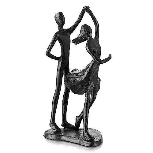 Sziqiqi Anniversary Wedding Gifts for Couple: 6th Anniversary Iron Gifts for Him Her Women Couples - 6 Year Wedding Gift for Christmas Valentines Birthday - Couple Dancing Figurines - style: Couple Dance