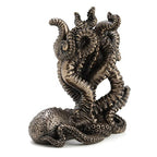 Veronese Design 5 3/8" Tall Corner Room Octopus Resin Statue Bronze Finish Single Shelf Bookend