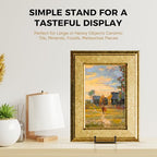TR-LIFE 14 Inch Heavy Duty Plate Stand (2 Pack) - Metal Display Easel for Large Plates, Platters, Picture Frames, Signs, and Posters - size: 14 Inch