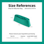 DGAZ Silk Purse Organizer Insert Fits Hermes Kelly Elan Bags，Silky Smooth Bag Organizer，Luxury Handbag & Tote Shaper(Menthe) - color: Menthe