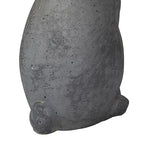 Deco 79 Polystone Rabbit Decorative Garden Sculpture Indoor Outdoor Garden Statue, Outdoor Sculpture 7" x 8" x 20", Gray - size: 7" x 8" x 20"