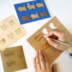 KINOWA Animal Art Kit Kiharie Cat Carnival Made in Japan