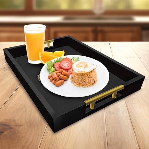 Modern Serving Tray with Lion Design, Ottoman Tray, Tea and Coffee Table Platter, Jewelry Bathroom Organizer, Gift, Gloss Finish - style: LION