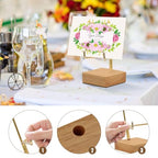 Rock Display Stand with Wooden Base, Adjustable Metal Arms Display Stands Crystal Display Stand Small Rock Collection Display Mineral Display Easel for Crystal Gemstones Geodes Fossils (Wooden Color) - color: Wooden Color