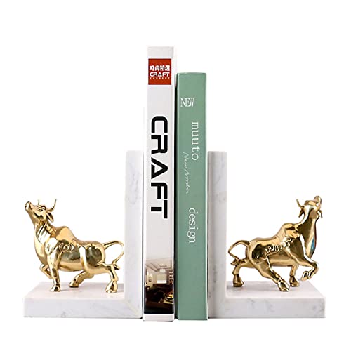 Decorative Bookends Creative Light Luxury Bookends Pure Copper Retro Book Reading Rack Desktop Storage Book Stand Ornaments Home Decorations Book Stopper/Holder