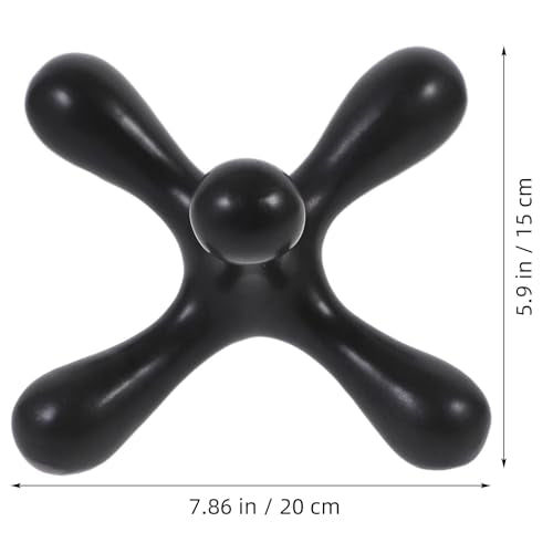 Abstract Sculpture Wear-Resistant Art Decor Black Minimalist Geometric Home Accent Modern Household Craft Decoration for Living Room and Office Display
