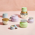 Capri Blue Volcano Scented Candles - Luxury Candles for Home Scented with Tropical Fruit & Sugared Citrus - Long Lasting Soy Wax Blend - Petite Glass Jar (Iced Matcha Green, 8 oz) - color: Iced Matcha Green, size: 8 oz