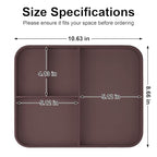 VOVIPO Faux Leather Valet Tray,with 2 in 1 Wireless Charging Compitable With iPhone/17/16/15/15 Plus/15 Pro/15 Pro Max/14/13/12/Wireless earphones,Office/Home Desk Organizers Tray-Brown - color: Brown