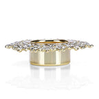 ASVP Shop Single Crystal Tealight Candle Holders - Rose Gold, 8.5cm - color: Gold