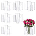 30pcs 11.8Inch Large Size Glass Vase Cylinder for Centerpieces Small Flower Glass Clear Home Decor Centerpiece Table Flower Vase Decorations for Wedding＆Holiday 6,7.9,10,10,11.8Inch Tall - size: 30Pack-6+7.9+10+10+11.8Inches