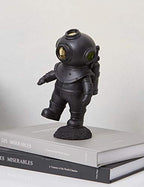 HAUCOZE Diver Figurine Statue Modern Space Sculpture Home Decor Table Centerpiece for Bedroom Office Gift 7.5 Inch