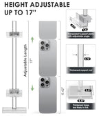 Adjustable Tabletop Acrylic Easel Stand for Picture Frames & Photo Display – Art Easel, Holds Frames up to 17" H, Perfect for Table Decor, Wedding Sign, Artwork Holder (1) - size: 1-Pack, 17"H