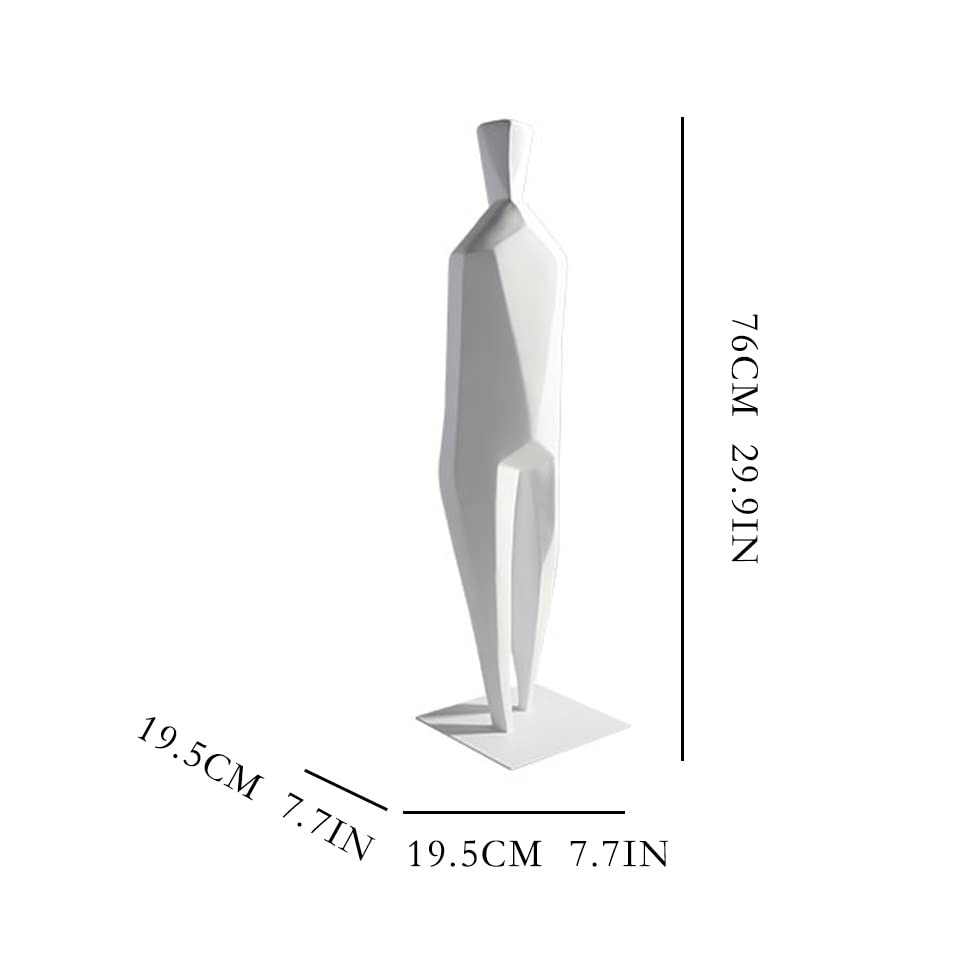 TOMYEUS Home Décor Simple Modern Style Abstract Figure Sculpture Decoration Hotel Office Living Room Porch Home Art Decoration Decoration Art Decorative (Color : A) - color: A