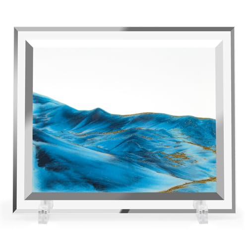 Coitak Moving Sand Art Picture, Dynamic Sand Picture, Desktop Sand Art for Home Decor and Office (12x10inch) - size: 12x10inch