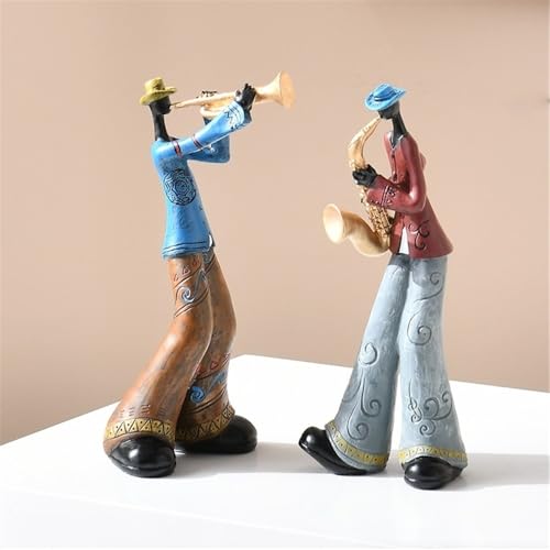 Statue Decorations Creative Retro Band Art Ornaments Music Characters Living Room Bookshelf Wine Cabinet Light Luxury Decorations Home Decor Object