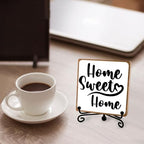 Toerifer Funny Home Decor, Home Sweet Home Sign, Cute Home Gifts for Women Men, Housewarming Gifts for Family, Wooden Plaque for Living Room, Home, Desk Cubicles - style: sweet home