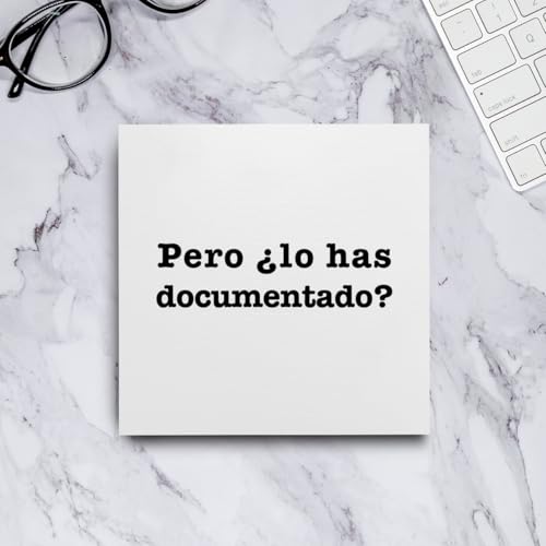 mmiishe Spanish But Did You Document It Wooden Box Sign The Office Gifts Boss Day Gifts for Him Funny Office Boss Gifts for Women Coworkers Decorations for Home Office Desk 5 x 5 Inches - color: White Spanish, size: 5 x 5 inches