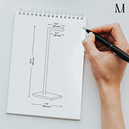 MARMOLUX ACC Free Standing Brushed Nickel Toilet Paper Holder Stand - 4 Jumbo Roll Bathroom Hardware - Standing Toilet Paper Holder - Stainless Steel Toilet Paper Stand - Brushed Steel/Black Marble - color: Steel Brushed/Black Marble