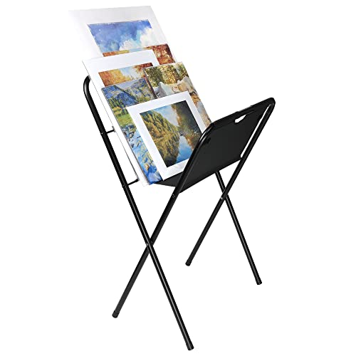 Creative Mark Medium Canvas Art Print Rack - Portable Folding Display for Posters, Artwork, Prints, Canvas, Panels, Artist Galleries, Studios & Storage - 39" h x 21.5" d x 24" - size: Medium