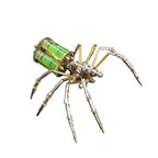 Mechanical Metal DIY 3D Insect Brass Puzzle Model Kits Puzzle for Adults, Steampunk Electric Mechanical, Assembly DIY Gift Craft Hobby for Men for Family and Friends(Gatling Spider) - style: Gatling Spider
