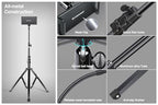 elitehood Metal iPad Tripod Stand & Adjustable 72’’ Gooseneck Tablet Floor Stand Holder, Heavy Duty Aluminum iPad Floor Stand for Pro 12.9 11, Mini, Air, iPhone and 4.7-12.9" Tablets Cell Phones - size: 4.7–13" · Side Clamp