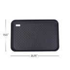 Multi-Purpose Boot Tray Mat,Shoe Tray Mat,Pet Bowl Tray,Waterproof Trays for Indoor and Outdoor Floor Protection,24" x 15"/Medium … - size: 24x15"
