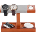 ProCase Wood Watch Display Stand Holder for Men, Wristwatch Tower with T-Bar Design, Hanging Watch Rack, Wooden Wrist Watch Tree - color: Lightbrown, size: 1-Tier