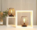 JHY DESIGN Set of 2 Metal Cage LED Lantern Battery Powered Cordless Accent Light with LED Great for Weddings Parties Patio Events for Indoors Outdoors - style: Set of two bronze egg