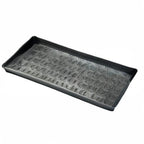 HF by LT Antlers Pattern Metal Boot-Tray, 30 x 13 inches, Antique Zinc Finish - color: Antlers Pattern, Antique Zinc Finish