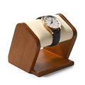 Oirlv Solid Wood Single Watch Display Stand Creamy White Watch Holder for Men and Women - color: Creamy-white