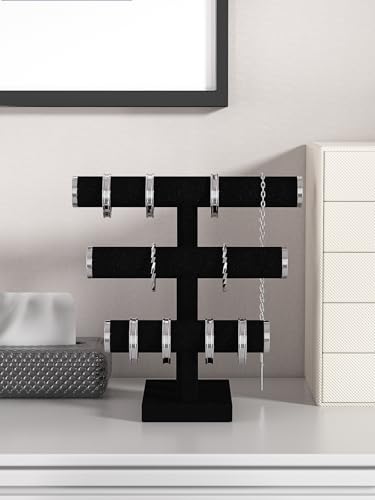 Bracelet Holder Stand,Bracelet Organizer Display for Selling,Bangle Organizer for Women,Watch Storage Holder for Men,Jewelry Business Supplies (Style 1 （Black 3 Tier ）) - style: Style 1 （Black 3 Tier ）