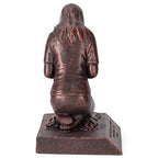 Lighthouse Christian Products Praying Woman Seeking God Bronzelike Finish 4.5 x 2.75 Cast Stone Mounted Sculpture - style: Woman